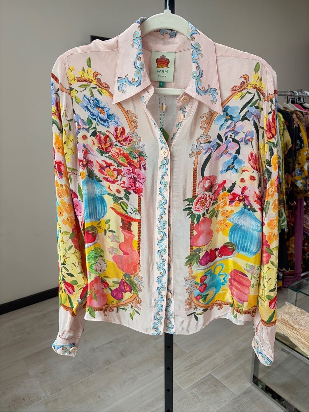 Farm Rio: Garden Terrace Floral Button-Up
Shirt - Picture 9 of 10